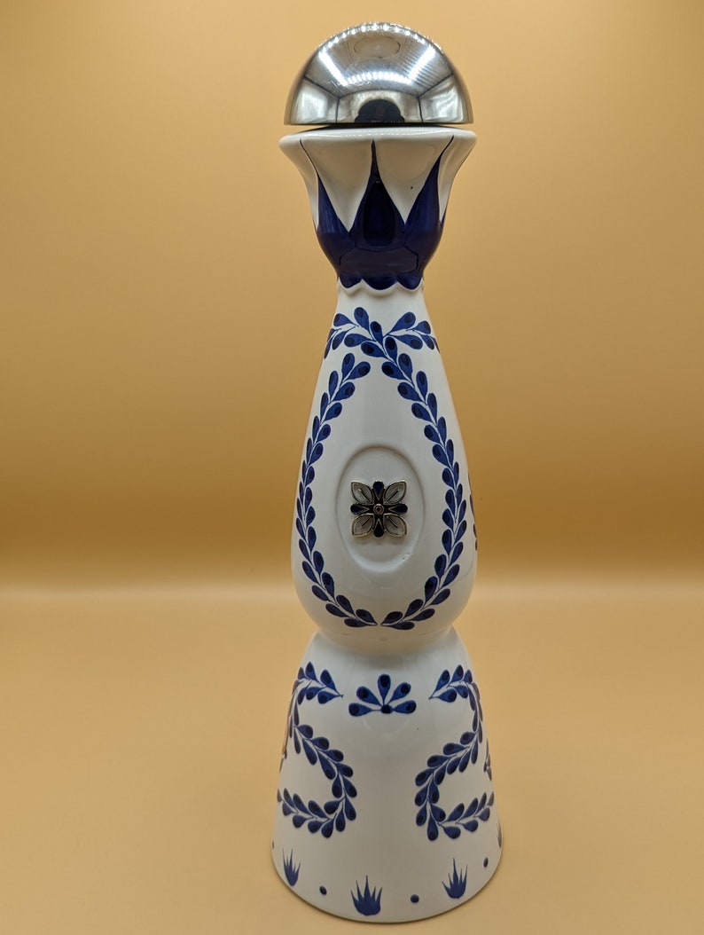 Clase azul bottle tequila reposado no Anejo no don julio handmade ceramic art like glass decorative decanter carafe Christmas present gift image 2