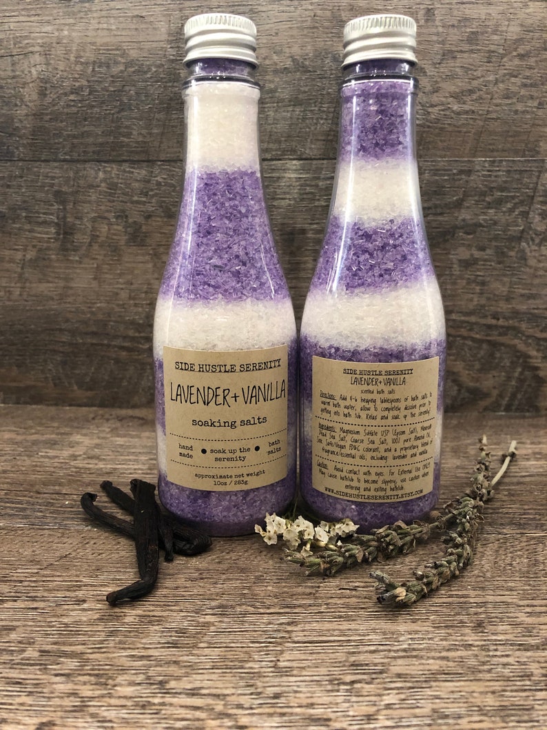 Eucalyptus Spearmint Bath Salts Bath Soaking Salts Epsom Etsy