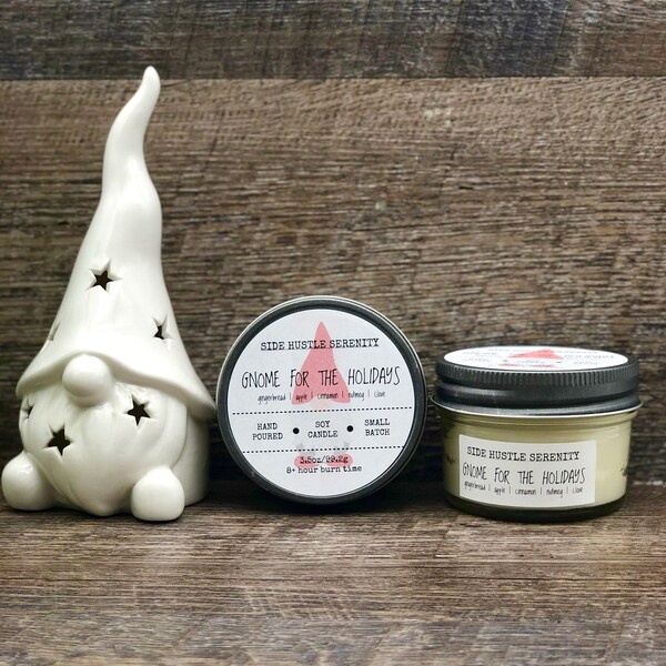 Gnome Candle Etsy