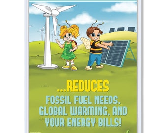 environmental posters save energy