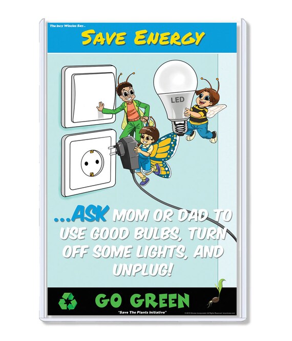 environmental posters save energy