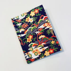 Watoji Japanese book bound notebook with traditional two pattern