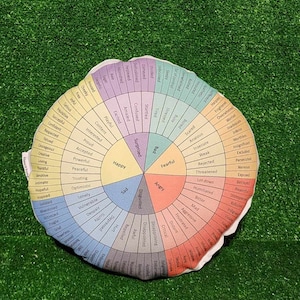 DBT Emotional Wheel Therapy Pillow