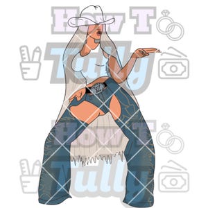 Arquivo PNG de Cowboy Carter Desenhado à mão | Isso não é Texas Não é Hold em' Arquivo sem emenda | Arquivo PNG de Beyoncé