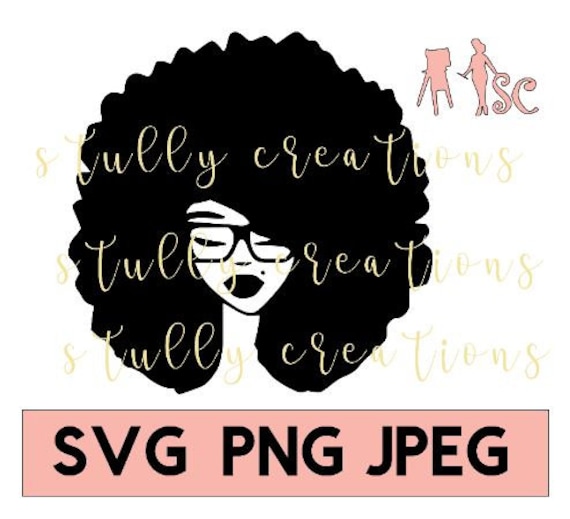 Free Free 196 Black Woman With Glasses Svg Free SVG PNG EPS DXF File