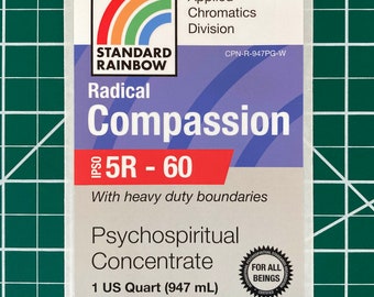 Compassion Sticker for Water Bottles