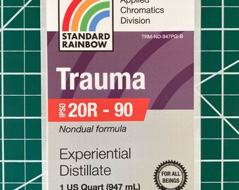 Trauma Sticker for Water Bottles