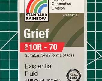 Grief Sticker for Water Bottles