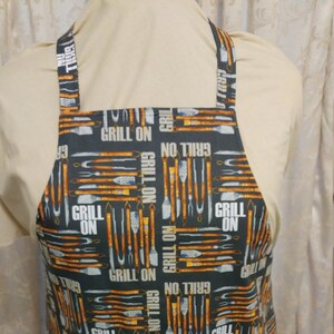 Adult Apron, BBQ Grill Master Apron, Kitchen, Baking, Cooking Apron, Kitchen, Gift