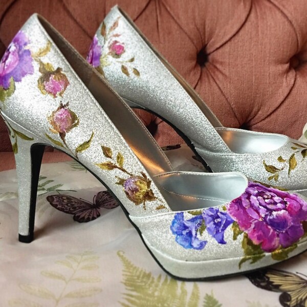 custom painted shoes for sale