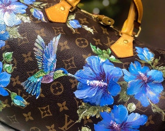 louis vuitton painted bag
