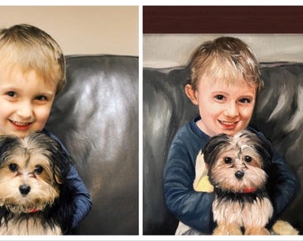 Portraiture in Oil Client provides photos for reference By Nanette Catigbe. Pet portrait in oil Price varies with Size