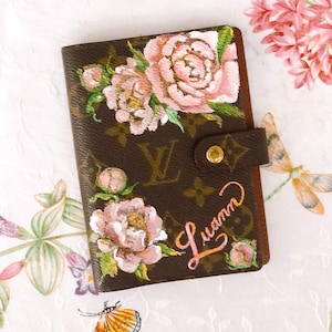 Authentic Louis Vuitton Monogram Agenda Mini Notebook Cover R20007 LV 7182F