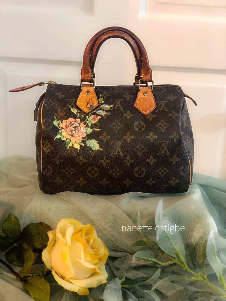 MY FIRST CUSTOM PAINTED LOUIS VUITTON 