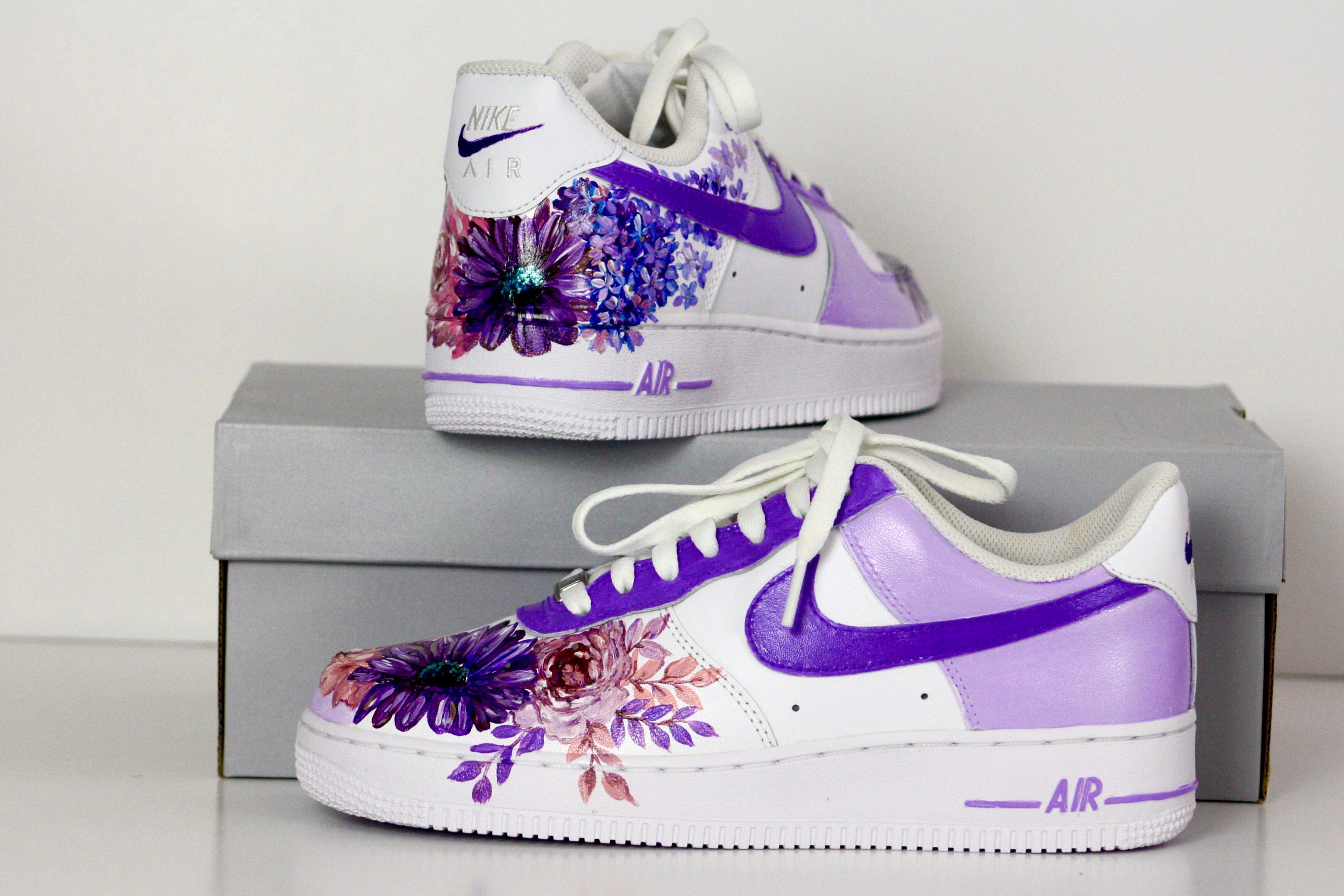 Custom Painting on Nike Air Force 1. Professional Fee Only. | Etsy