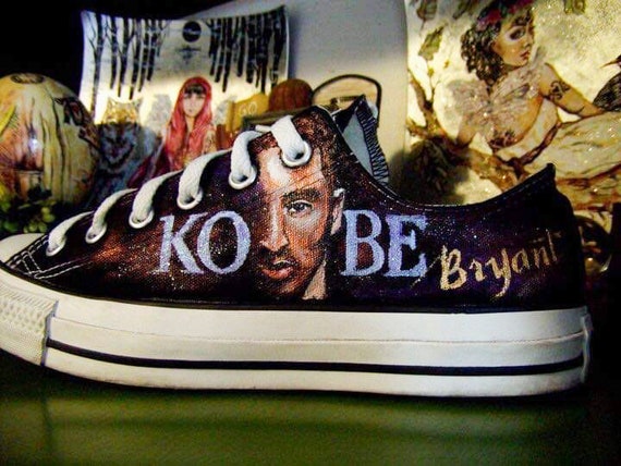 Shoes for Painting. Kobe Bryant Tribute 
