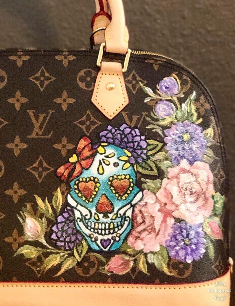 Custom Painting on LV or Any Branded Bag. Louis Vuitton Custom Etsy