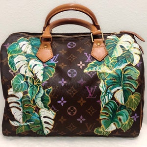 Buy Custom Painting on LOUIS VUITTON Monogram Ellipse. or Any Online in  India 