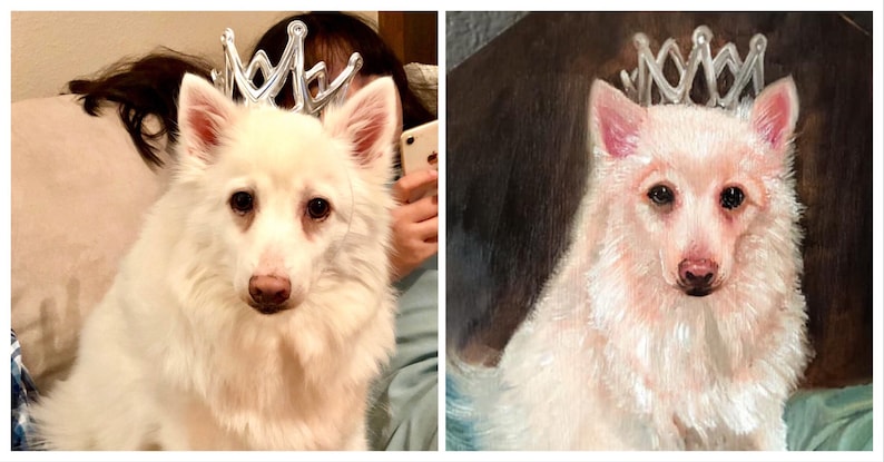 Portraiture in Oil Client provides photos for reference By Nanette Catigbe. Pet portrait in oil Price varies with Size