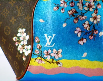 Custom Painting on LOUIS VUITTON Monogram Ellipse. or Any 