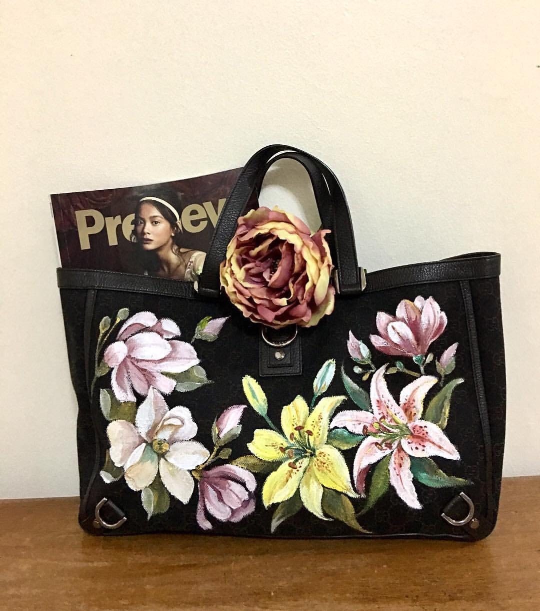 Custom Painting on Any Bag. Does Not Include Bag. Client -  in