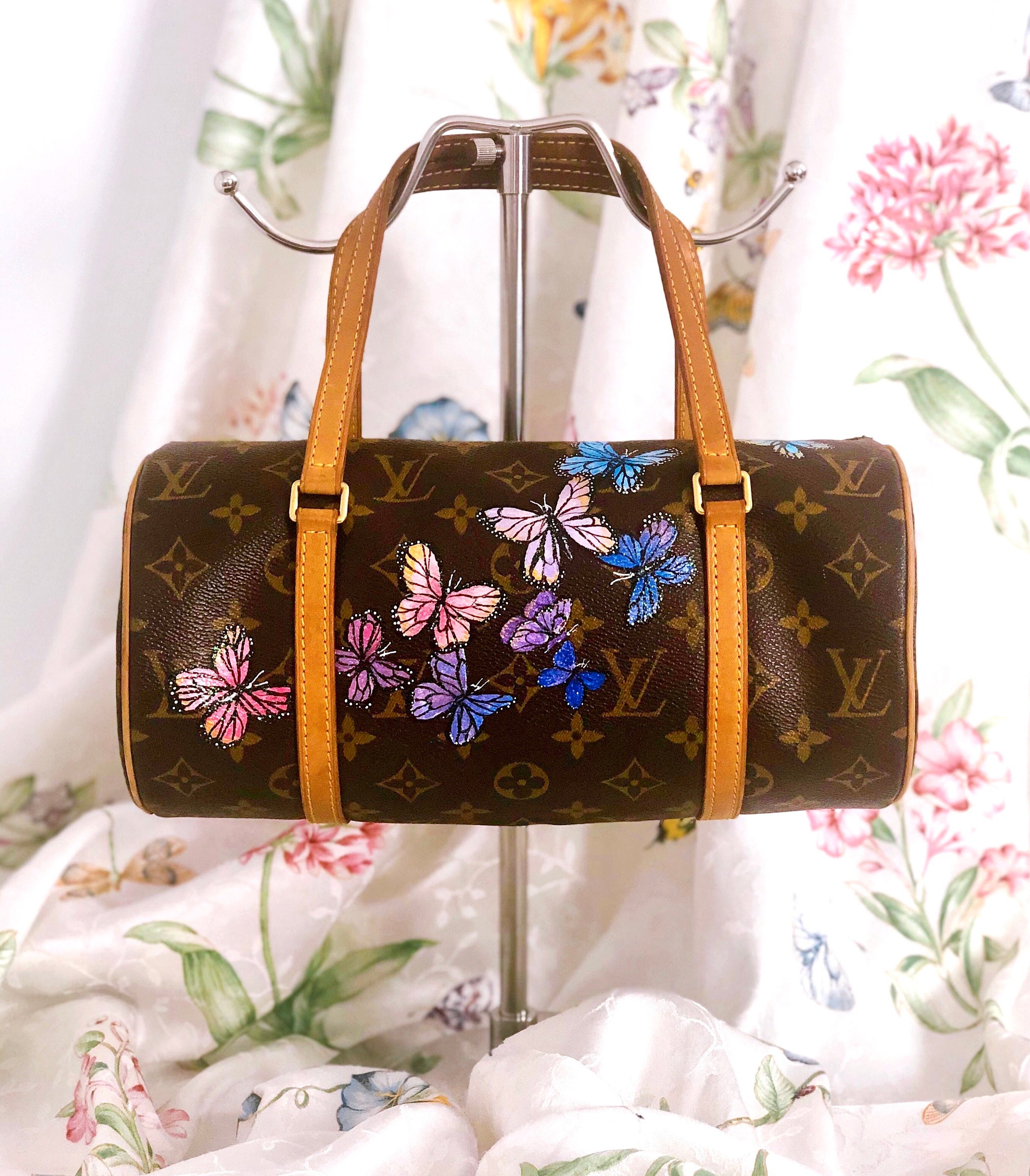 Custom Painting on Any Bag. LV. Gucci. Hermes. Coach. 