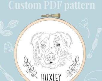 Custom Pet Embroidery Pattern: Turn a Photo into Embroidery