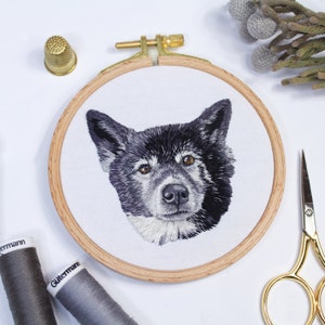 Custom Embroider Multiple Pet Portrait Personalized Gift for Her Commission Pet Portrait Gifts for Best Friend image 8