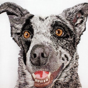 Aangepast huisdierportret, handgeborduurde hoepelkunst, aangepast portret kat of hond, gepersonaliseerd huisdiercadeau, huisdiergedenkteken