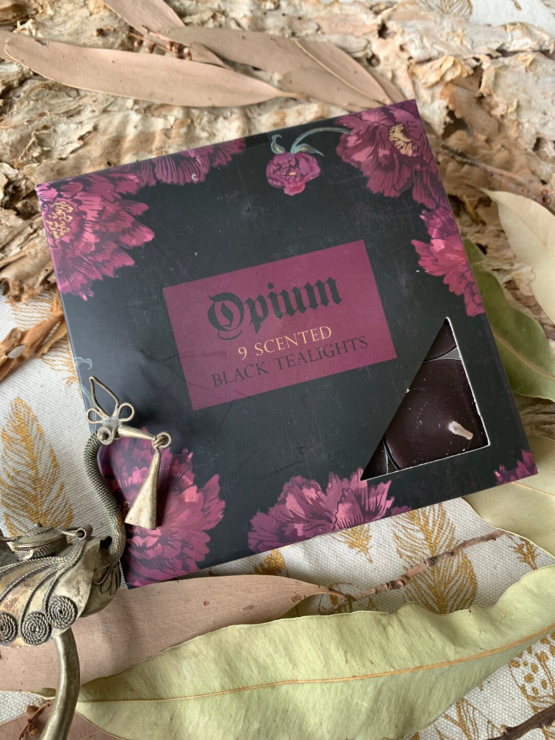 Black Tea Light Candles Scented Tea Light Candles Ritual Candle Scented