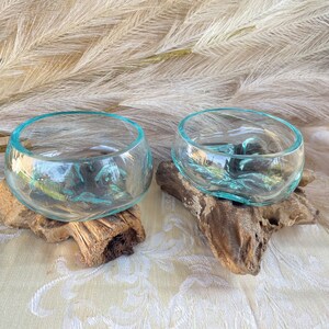 Slump Bowls - Offering Bowl - Altar Decor - Crystals