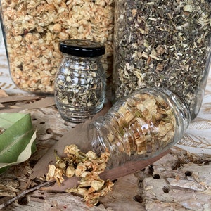 Witches Apothecary Herbs: Mugwort, Jasmine, Elder Flower - Ritual Magic