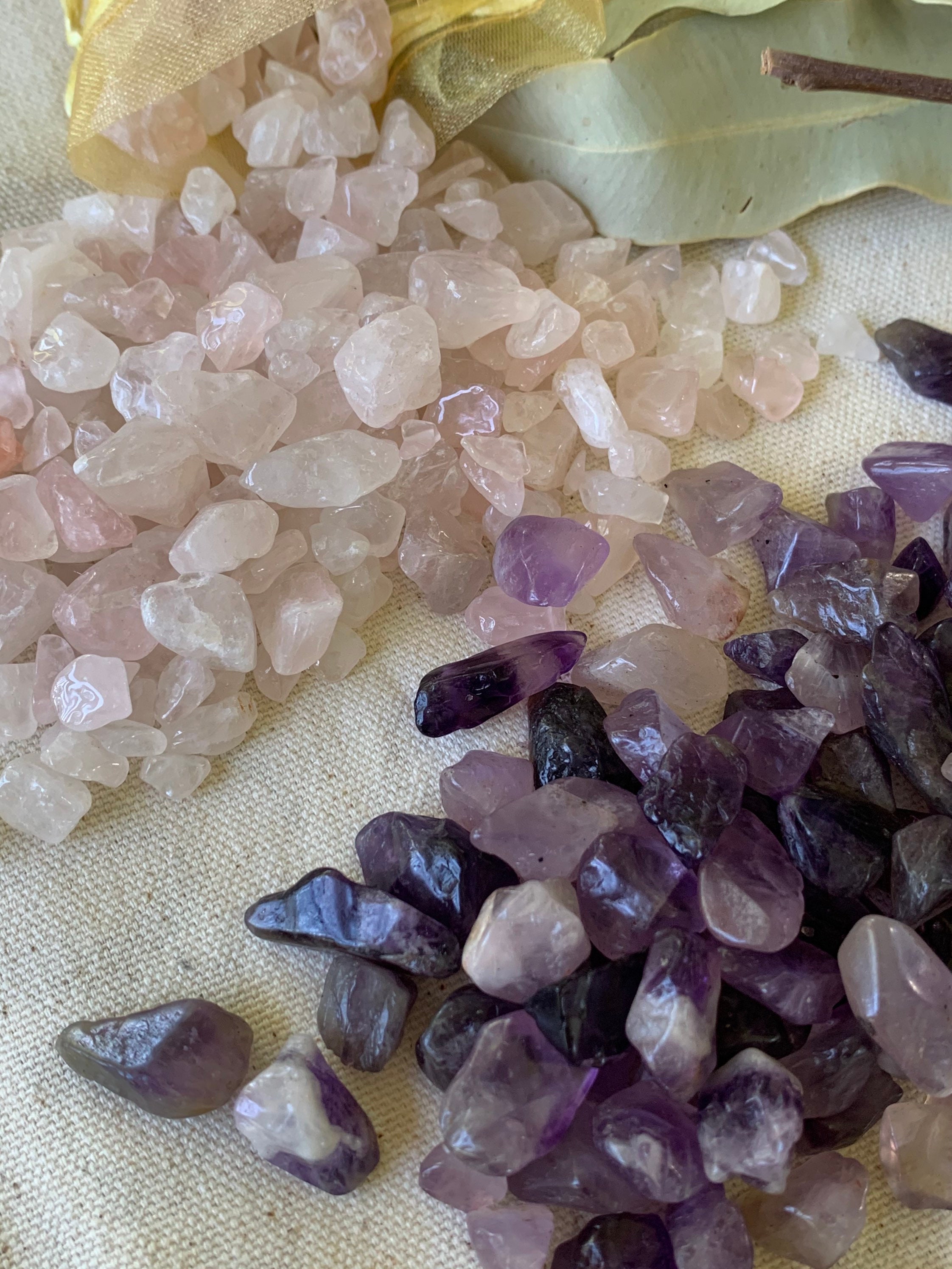 Crystal Chips Amethyst Chips Rose Quartz Chips Etsy Australia
