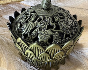 Lotus Incense Burner,  Charcoal Burner