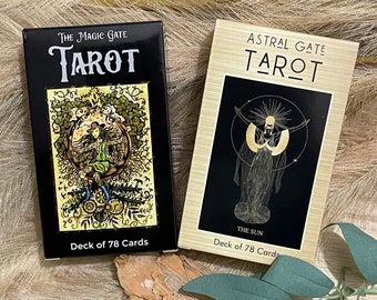 Tarot Card Deck - The Magic Gate Tarot - Various Decks - The Astral Gate - Eternal Bones - Fantasy World