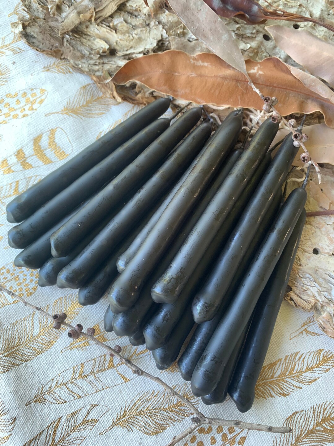 Black Chime Candles Wish Candles Ritual Candles 2hrs Spell Candles