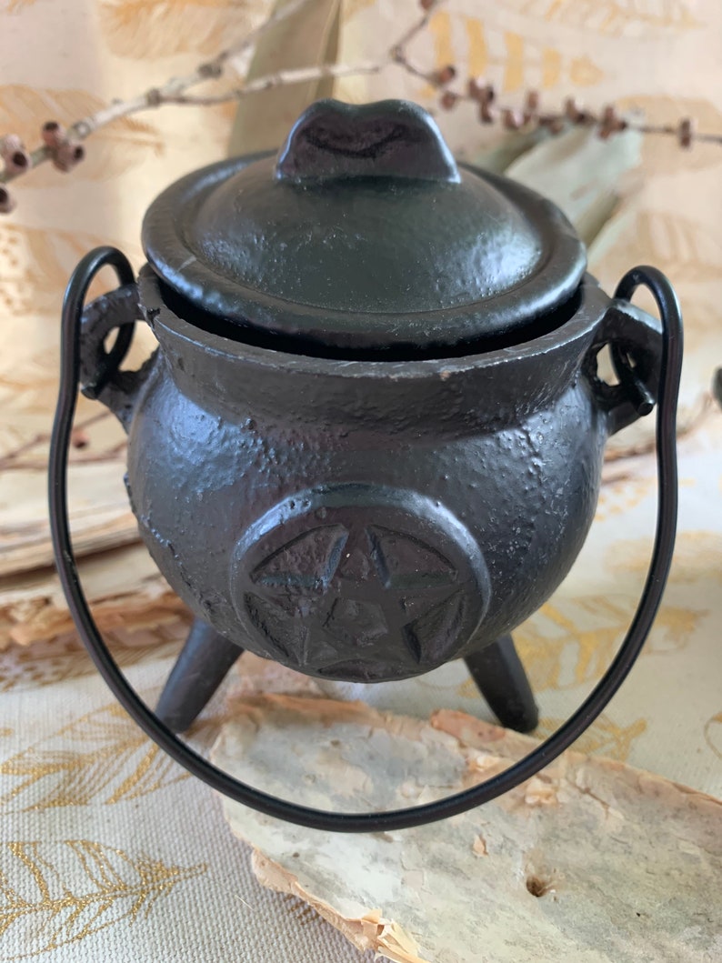 Cast Iron Cauldron Small Cauldrons Charcoal Burner Etsy Australia