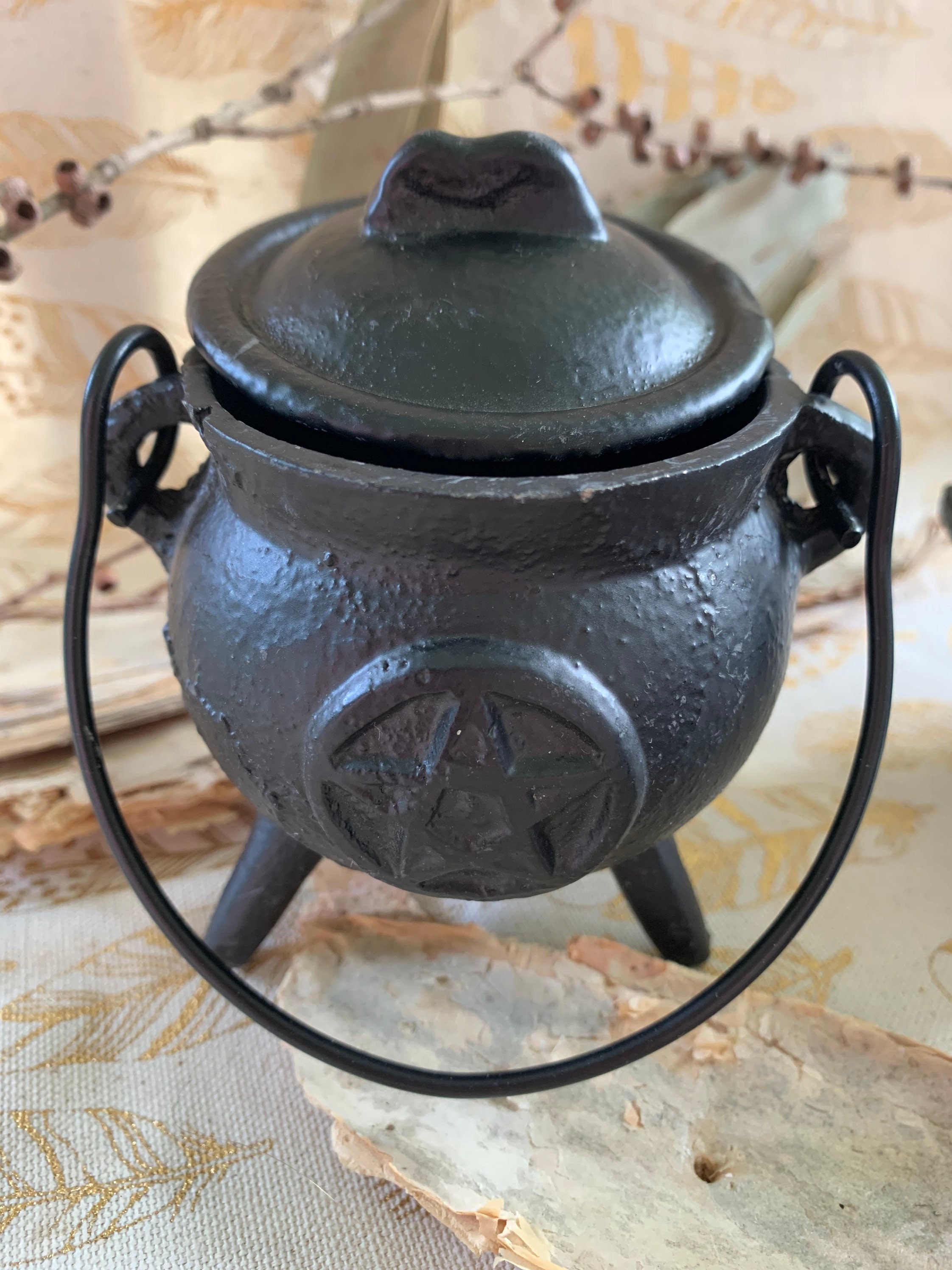 Cast Iron Cauldron Coloured Cauldrons Small Cauldrons Etsy Australia
