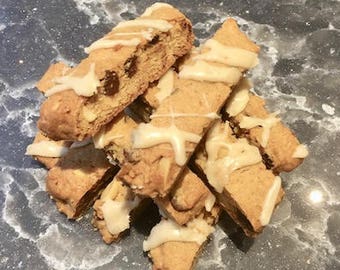 Peanut Butter & Honey Biscotti with Chocolate Chips