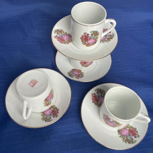 Vintage Demitasse Cup & Saucer Set – Made in China