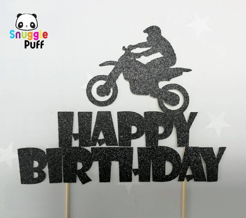 Motocross Round Comestibles Gateau D Anniversaire Topper Decoration Personnalise Motocross Round Comestibles Gateau D Anniversaire Topper Decoration Personnalise
