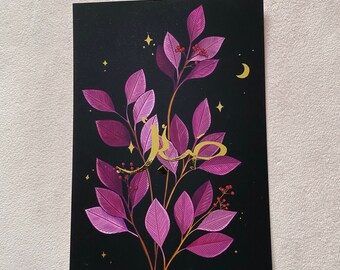 Sabr- Gold-foil-Ramadan gift-A6-Postcard-envelope-Eid