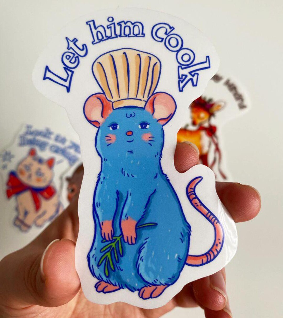 Let Him Cook- Remy Ratatouille Sticker - Etsy