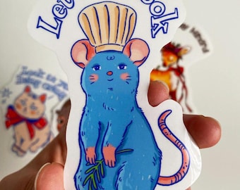 Let Him Cook- Remy ratatouille sticker