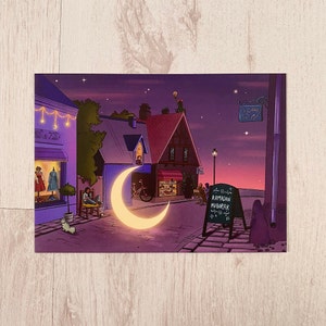 Serviço de entrega da Kiki - A6-Postal-envelope transparente_ Studio ghibli