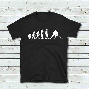 Ice Hockey T-Shirt, Evolution Ice Hockey Shirt, Hockey Player Gift, Hockey Player T shirt, Hockey Shirt, Hockey Player Present