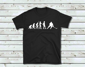 Ice Hockey T-Shirt, Evolution Ice Hockey Shirt, Hockey Player Gift, Hockey Player T shirt, Hockey Shirt, Hockey Player Present