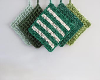 Gehäkelte Topflappen (2er-Set)