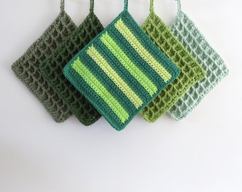 presine all'uncinetto (set da 2)