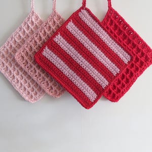 presine all'uncinetto (set da 2)